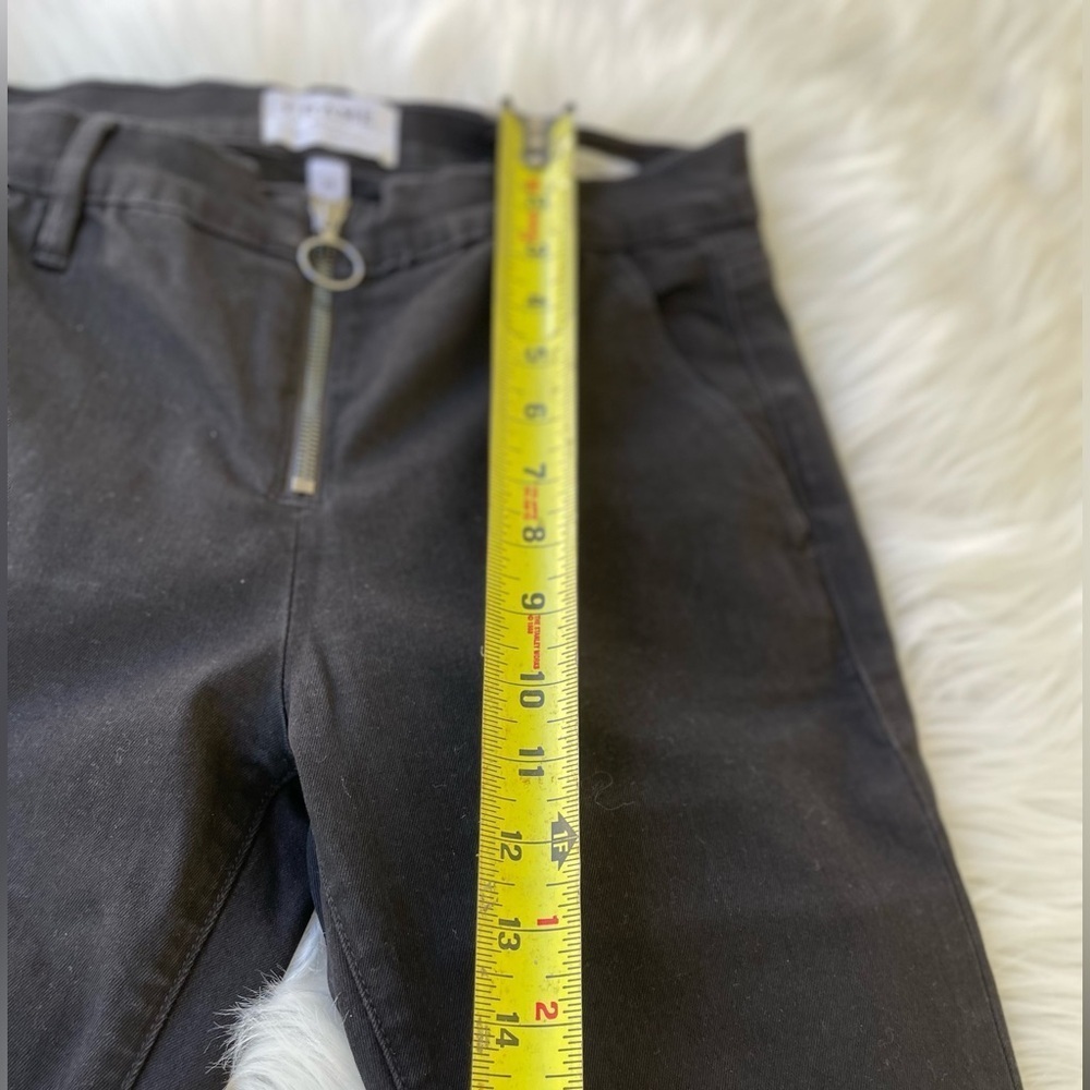 FRAME Le Crop Bell Jeans Flare - Black - Size 26 - Picture 7 of 14